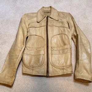 Rare East West Musical Instruments Leather Jacket